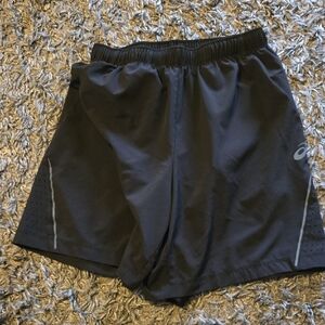 Asics Men's Black Athletic Shorts